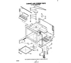 Whirlpool RM975PXLW1 cabinet and stirrer diagram