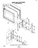 Door and latch