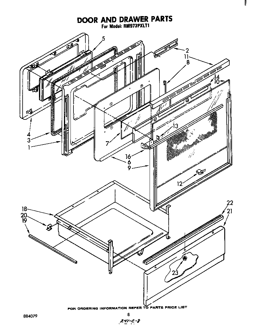 Door and drawer
