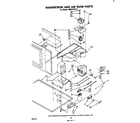 Whirlpool RM973PXLT1 magnetron and air flow diagram