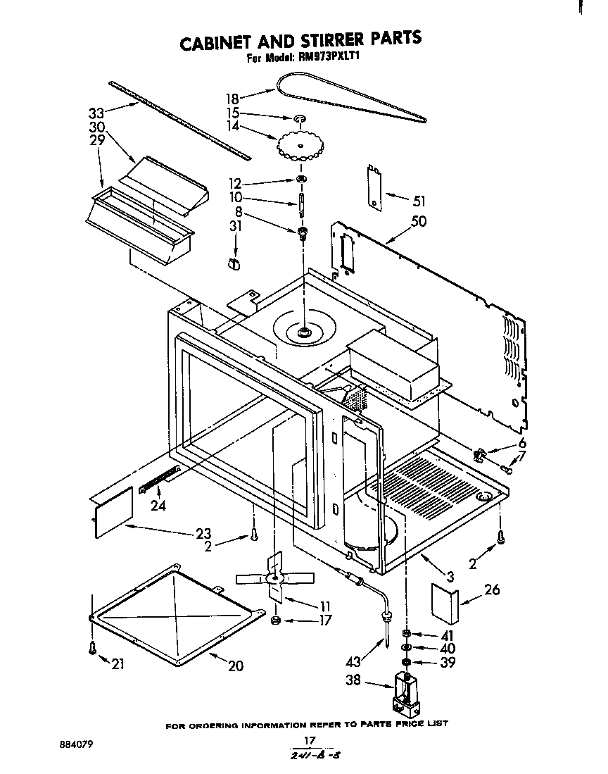 Cabinet and stirrer