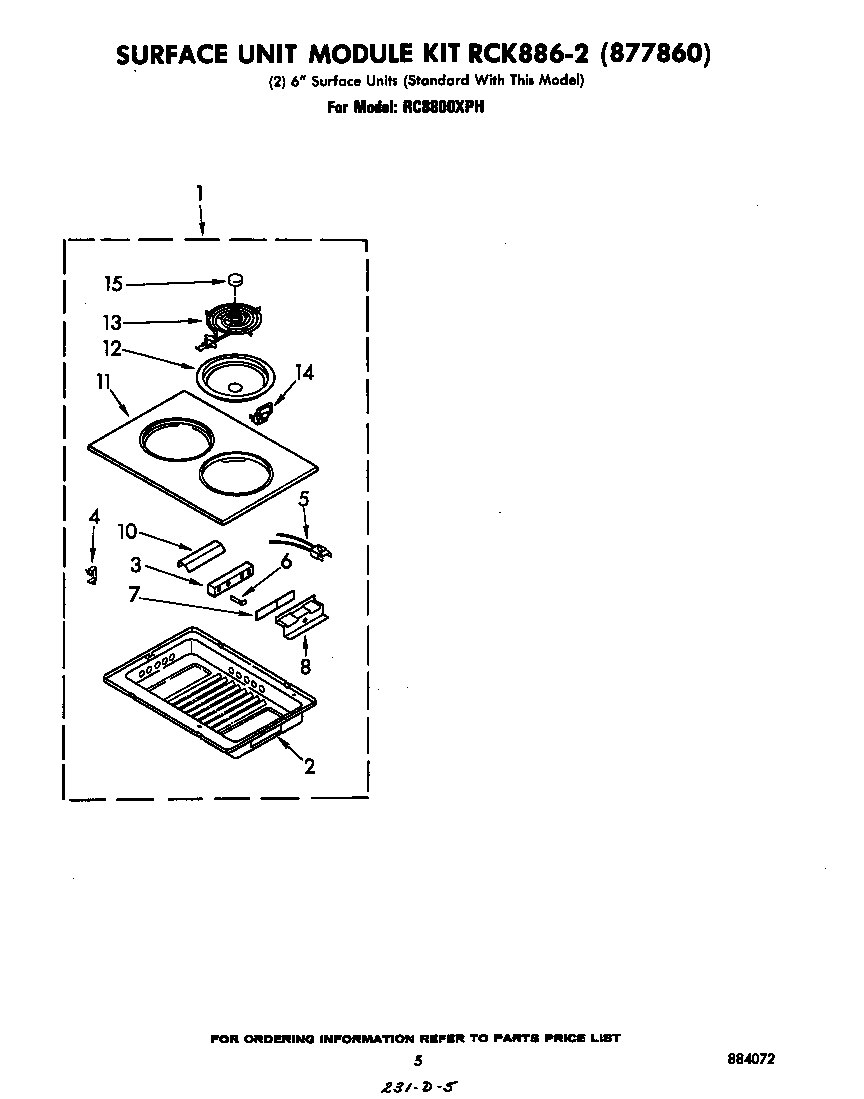 Surface unit rck886-2