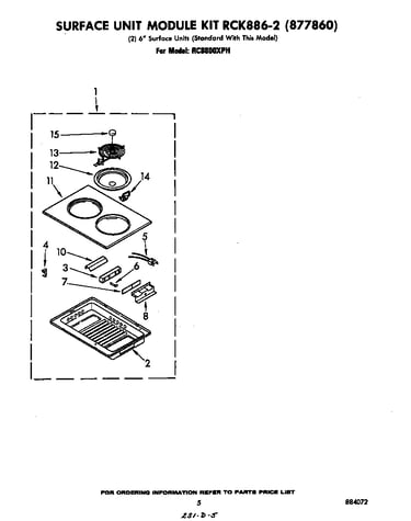 Surface unit rck886-2