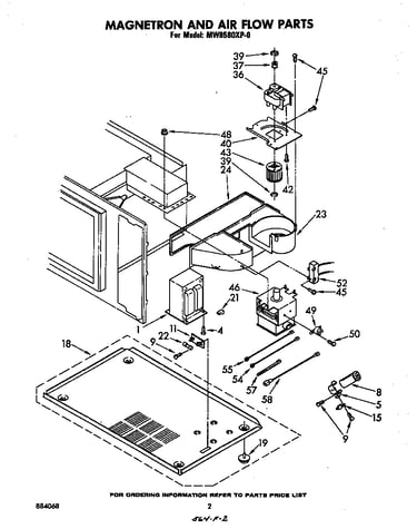 Magnetron and air flow