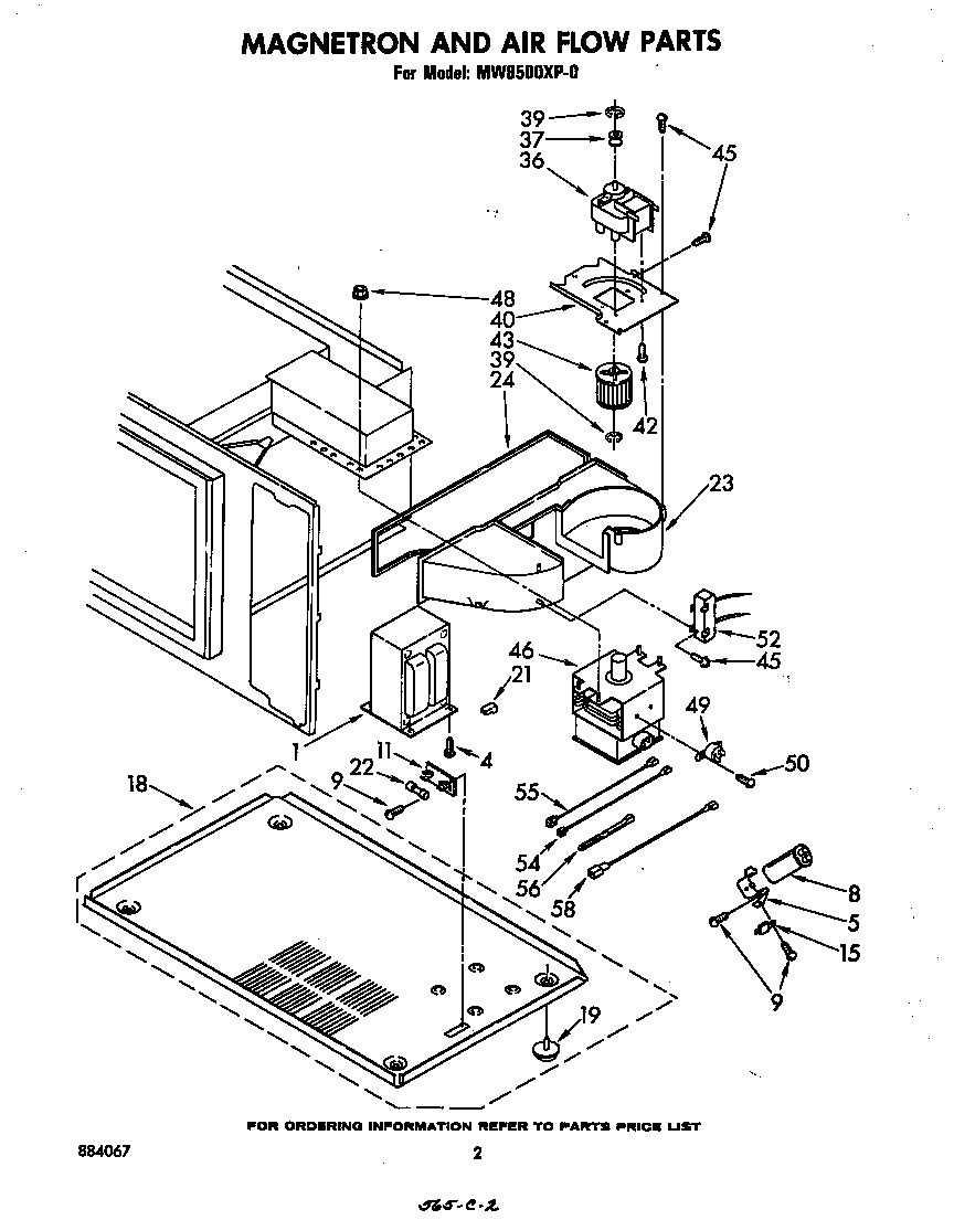 Magnetron and air flow