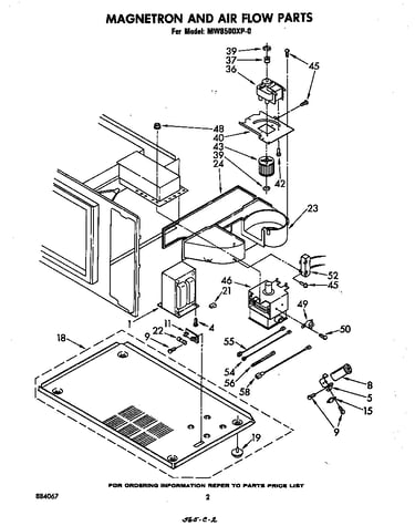 Magnetron and air flow