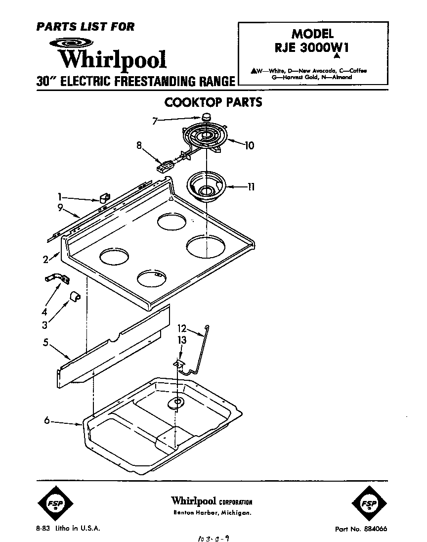 Cook top