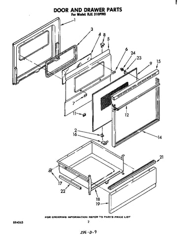 Door and drawer