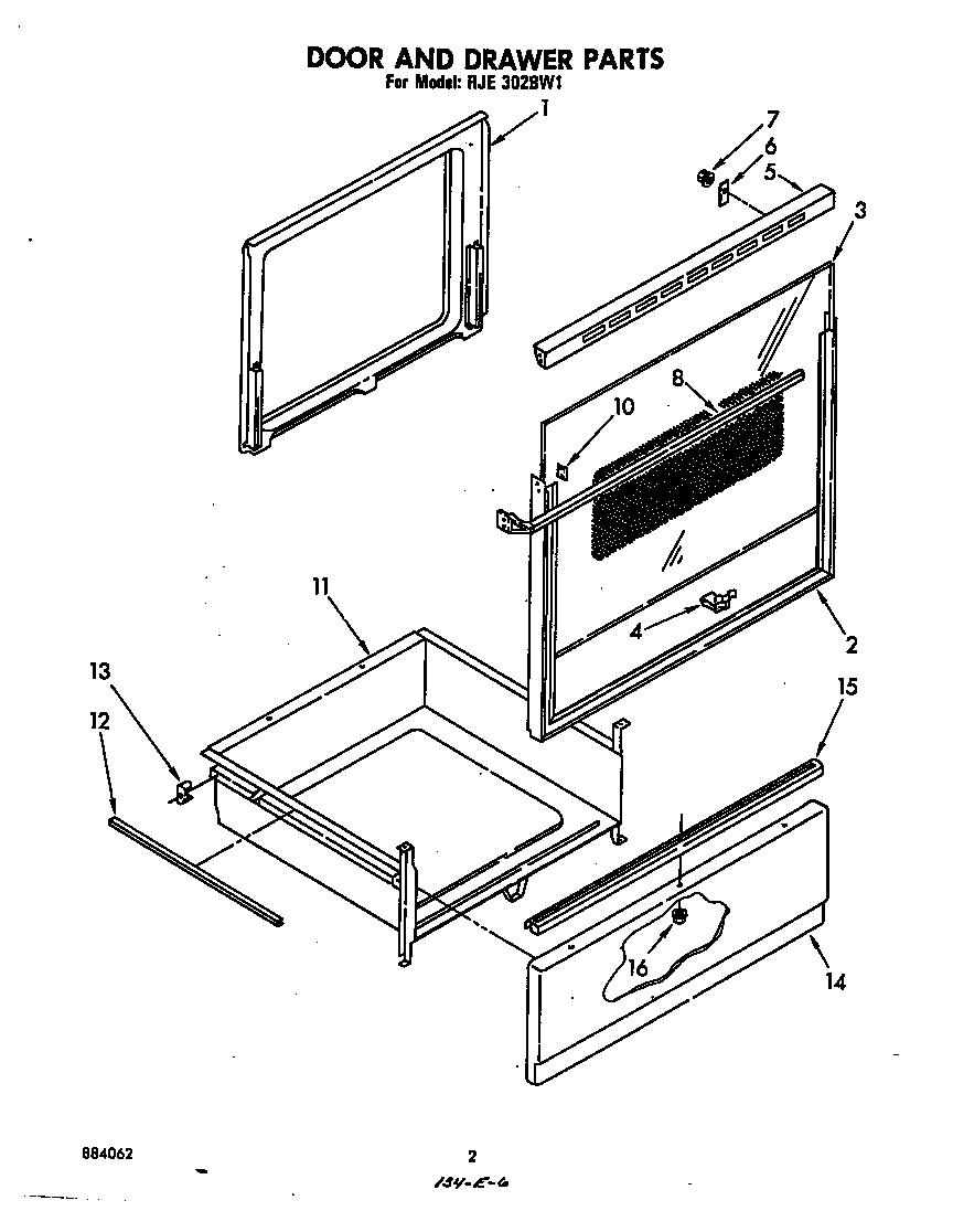 Door and drawer