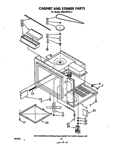 Cabinet and stirrer