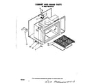 Whirlpool RM278PXL2 cabinet and hinge diagram