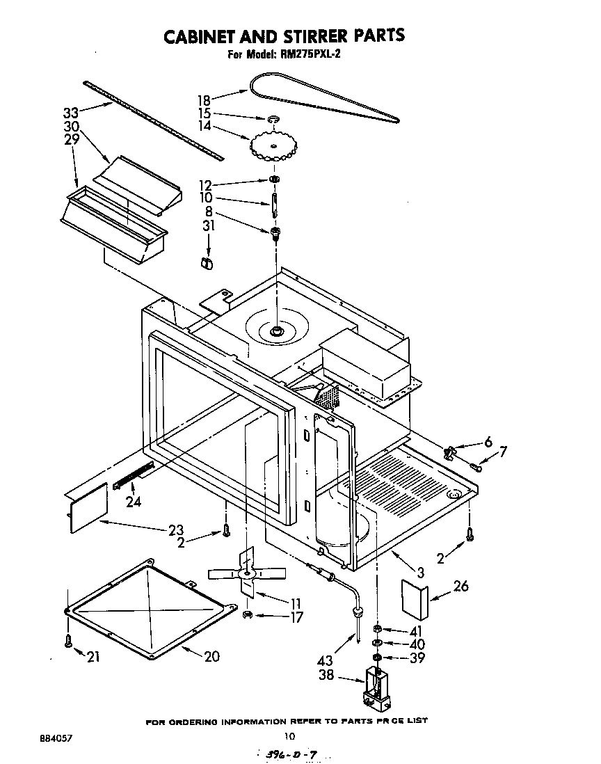 Cabinet and stirrer