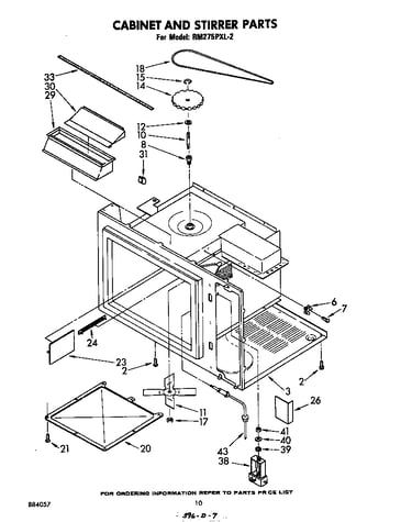 Cabinet and stirrer