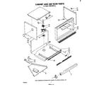 Whirlpool RM235PXL2 cabinet and air flow diagram