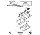 Whirlpool RJE3000W9 cooktop diagram