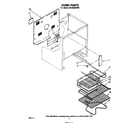Whirlpool RF3365XPW0 oven diagram