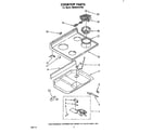 Whirlpool RM988PXPW0 cook top diagram