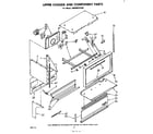 Whirlpool RM988PXPW0 upper chassis and component diagram