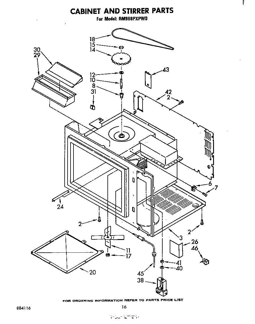 CABINET AND STIRRER