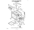 Whirlpool RM988PXPW0 cabinet and stirrer diagram