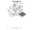 Whirlpool RM988PXPW0 cabinet and hinge diagram