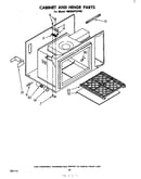 Cabinet and hinge