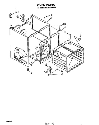 Oven body
