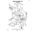 Whirlpool RM978BXPW0 cabinet and stirrer diagram