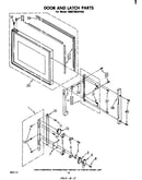 Door and latch