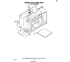 Whirlpool RM978BXPW0 cabinet and hinge diagram