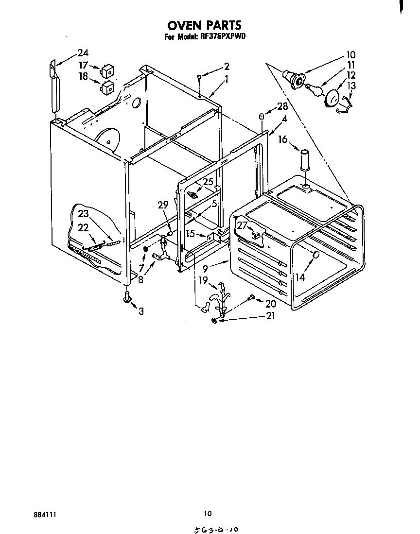 Oven body