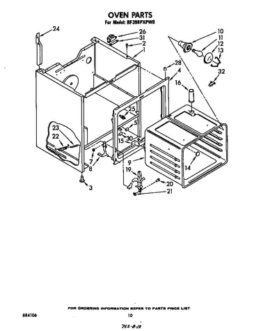Oven body