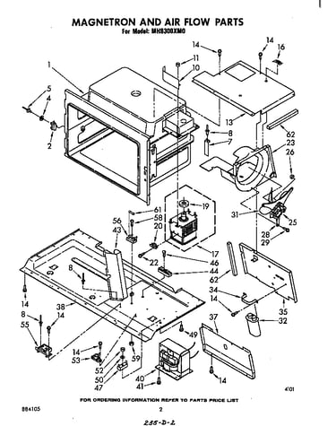 Magnetron and air flow
