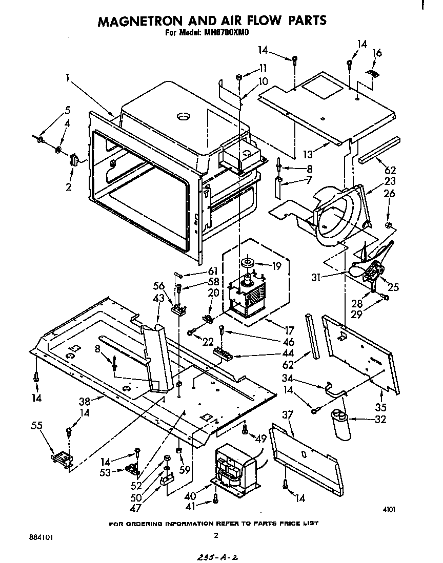 Magnetron and air flow