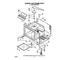 Whirlpool RM988PXLW9 cabinet and stirrer diagram