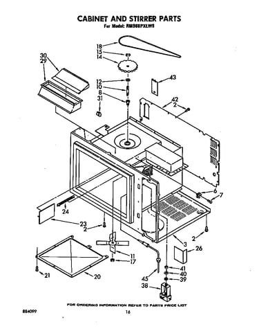 Cabinet and stirrer