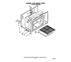 Whirlpool RM988PXLW9 cabinet and hinge diagram