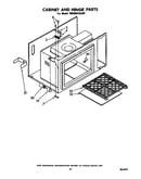 Cabinet and hinge