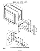 Door and latch
