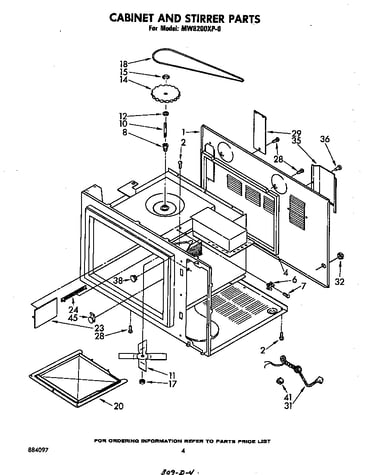 Cabinet and stirrer