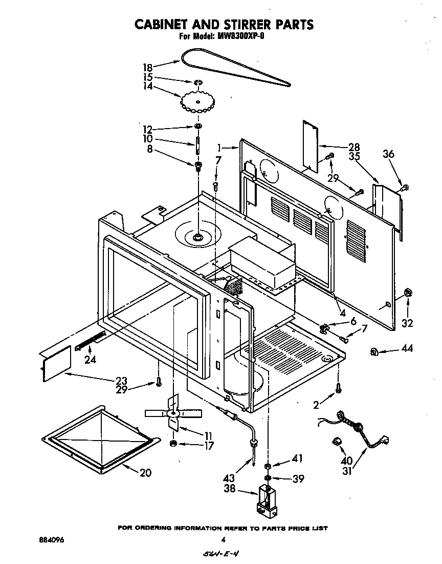 Cabinet and stirrer