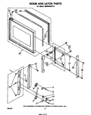 Door and latch