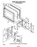 Door and latch
