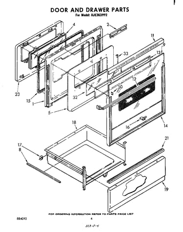 Door and drawer