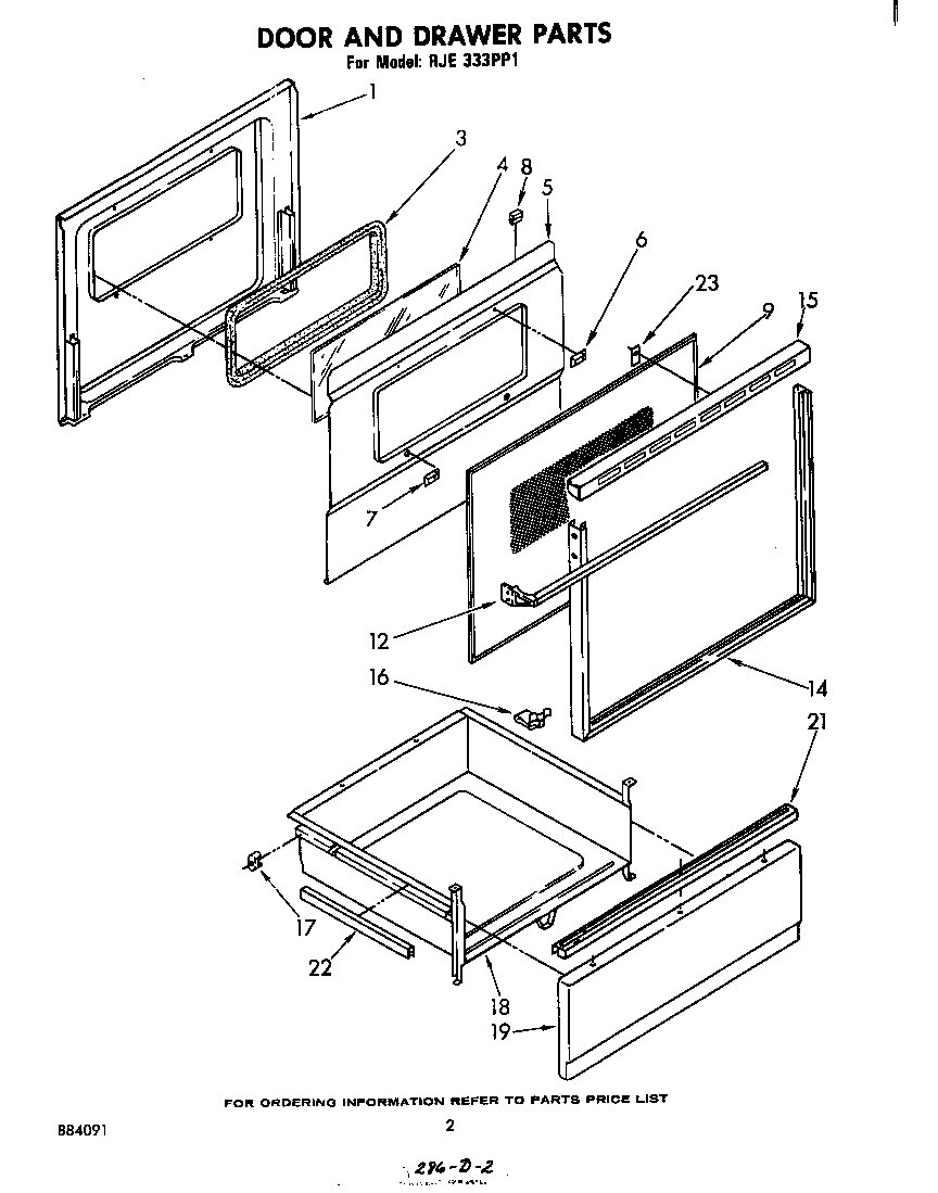 Door and drawer