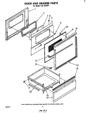 Door and drawer
