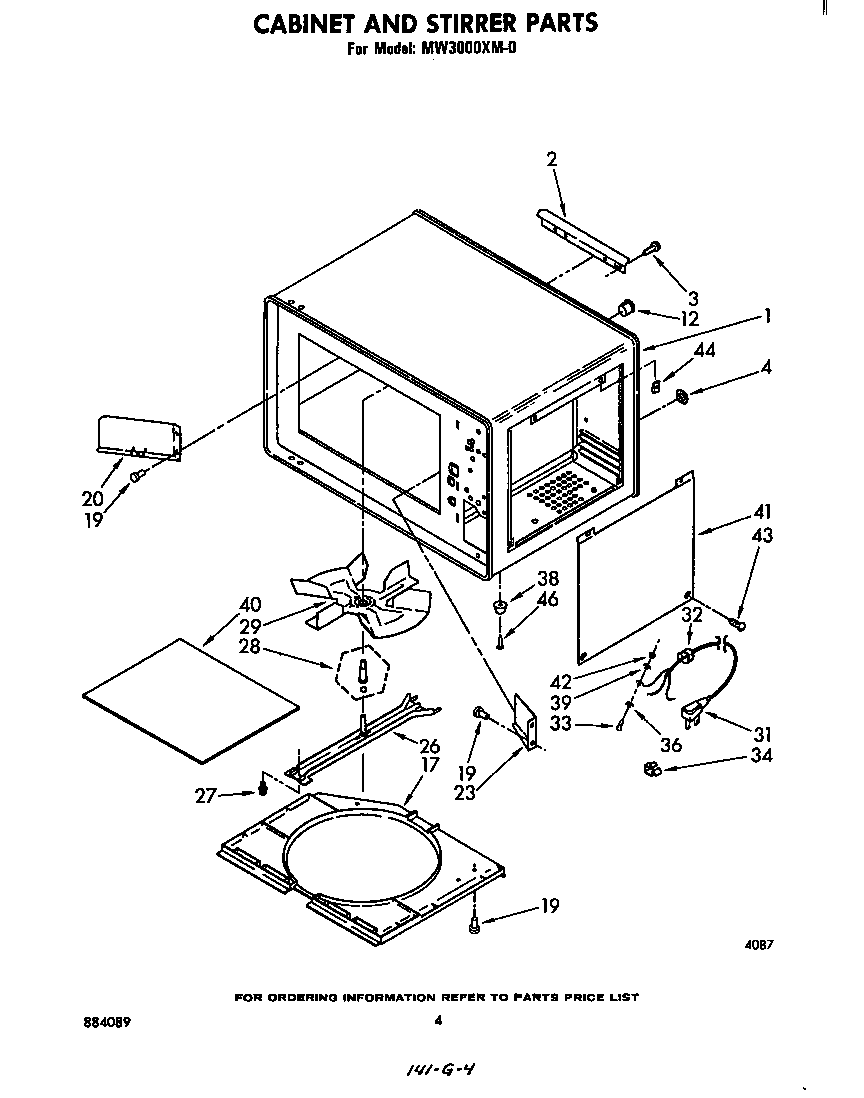 Cabinet and stirrer