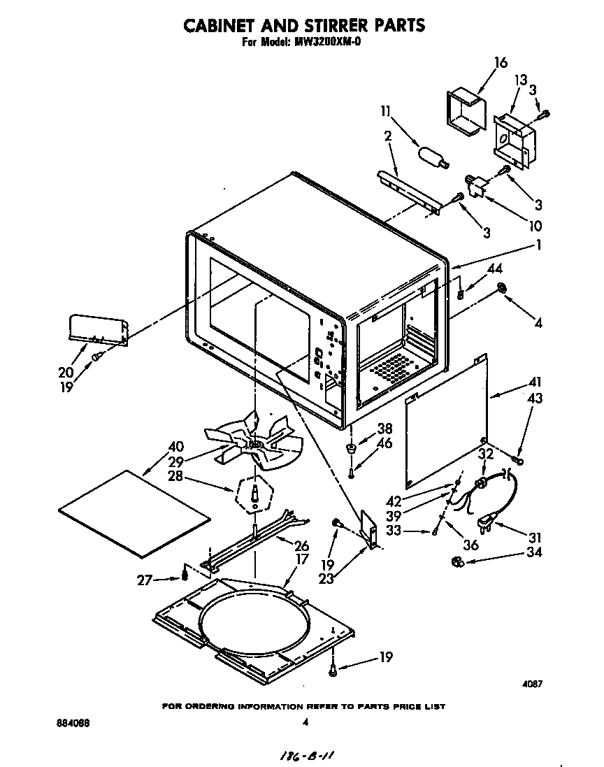 Cabinet and stirrer