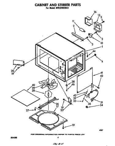 Cabinet and stirrer