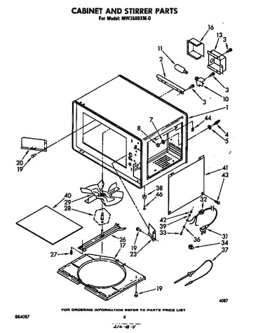 Cabinet and stirrer